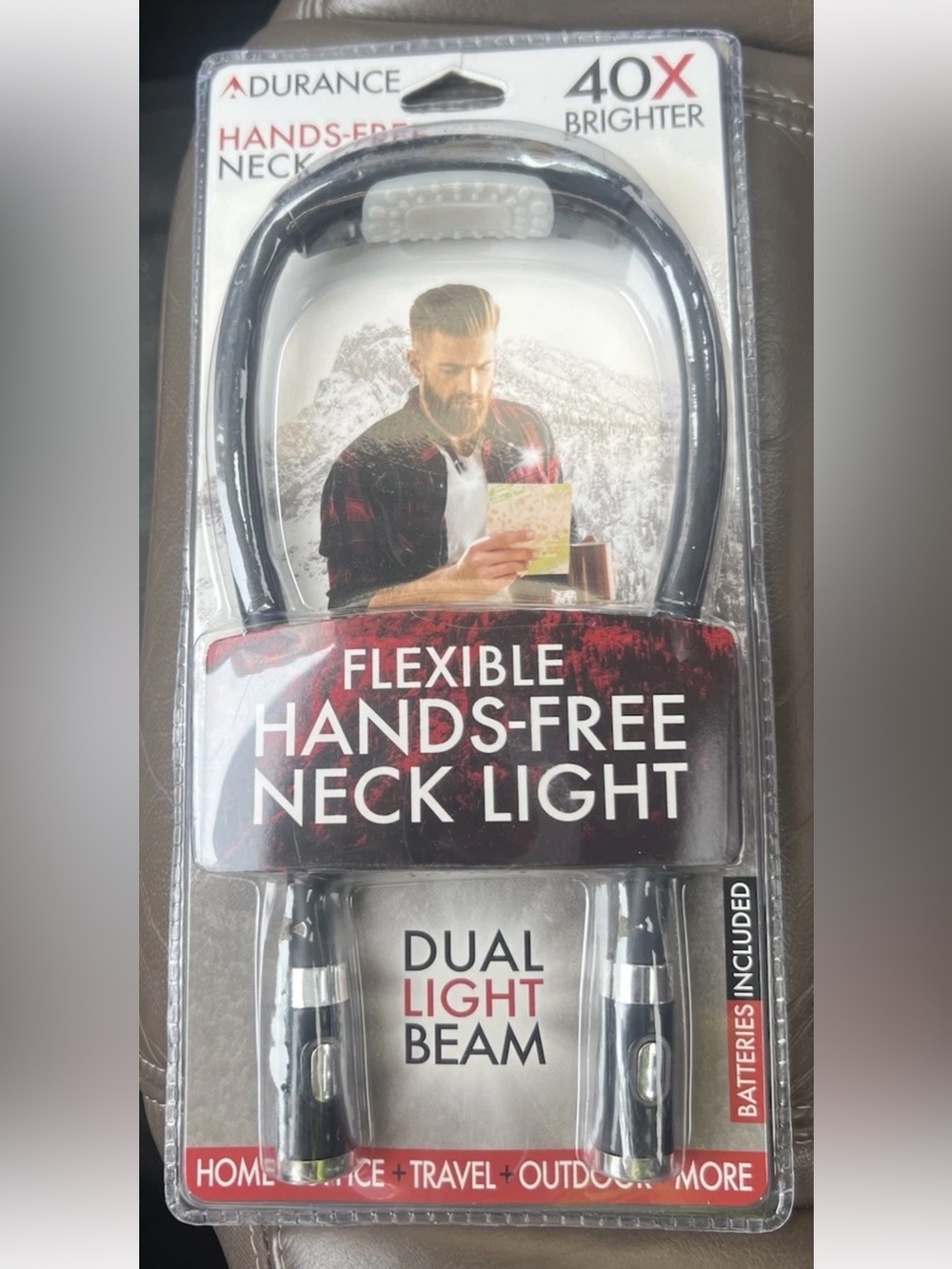 Flexible Hands-Free Neck Light - Black